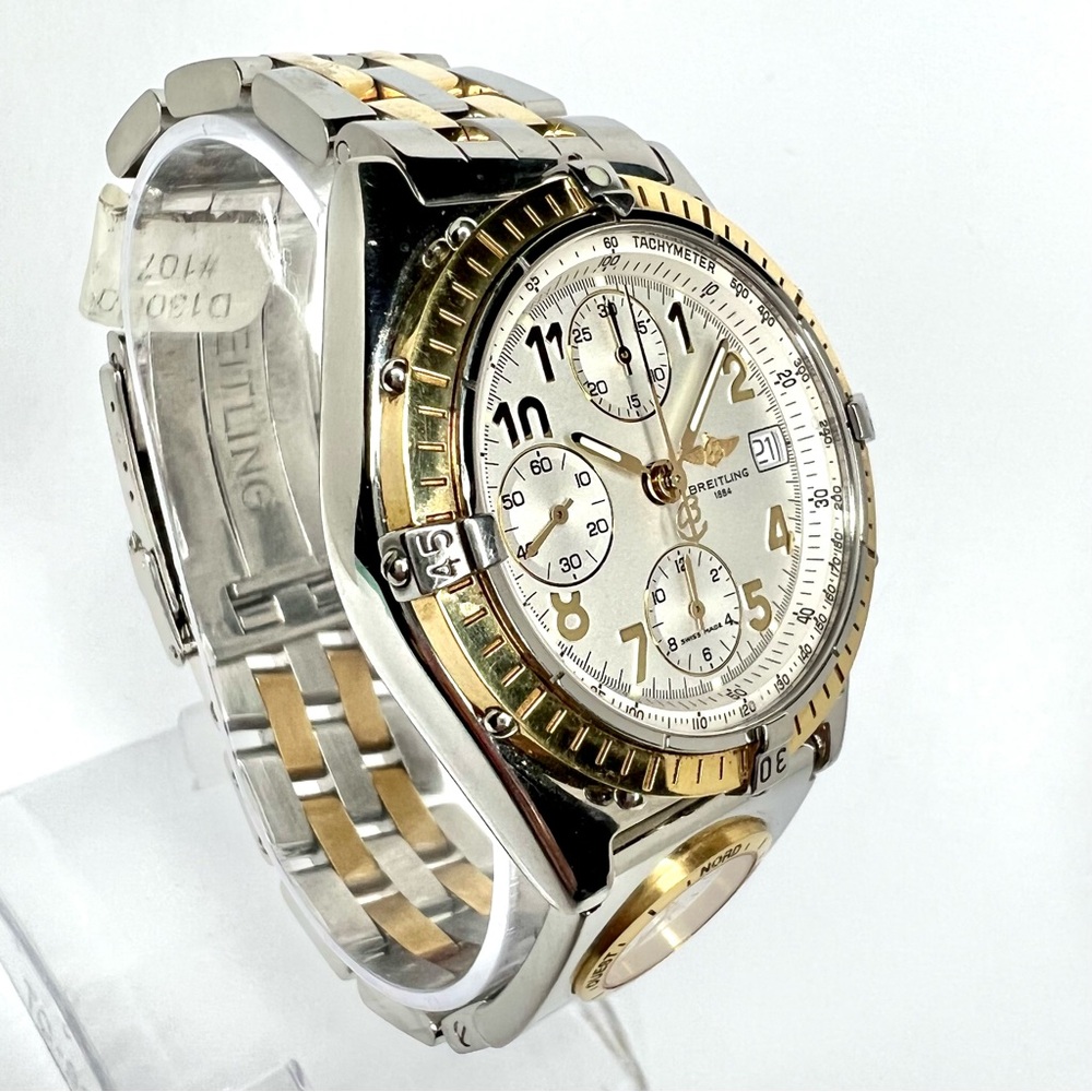 BREITLING CHRONOMAT UTC 40mm Automatic 2 Tone Watch - Picture 5 of 8